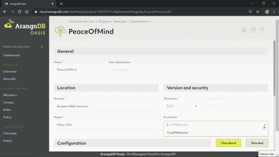 add whitelist to deployment small