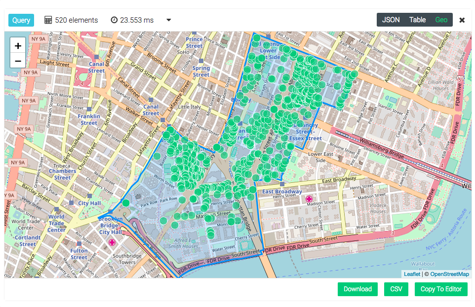 Geo Functions tutorial